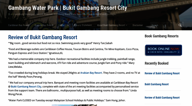 gambangwaterpark.com