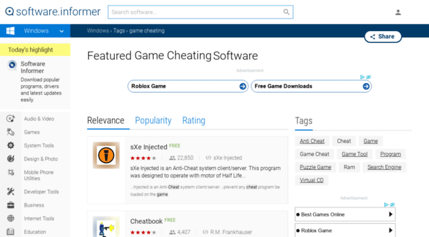 game-cheating.software.informer.com