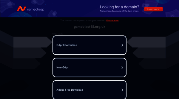 gameblast18.org.uk