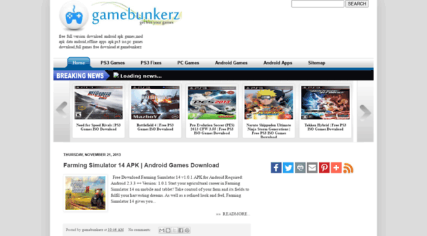 Gamebunkerz Blogspot Com Apk Data Android Games Free Do