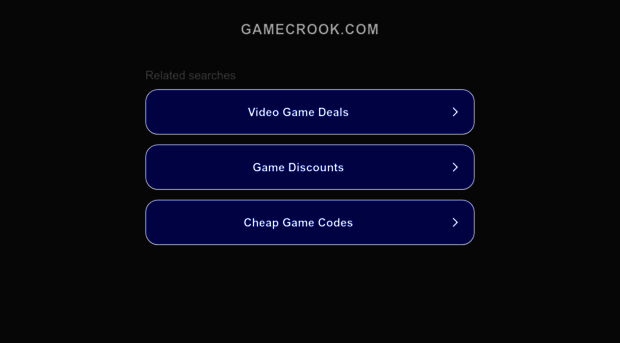 gamecrook.com