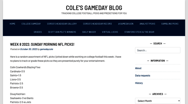 gamedaycole.com