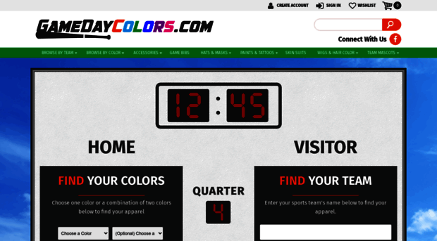 gamedaycolors.com