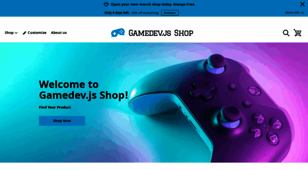 gamedevjs.myspreadshop.com