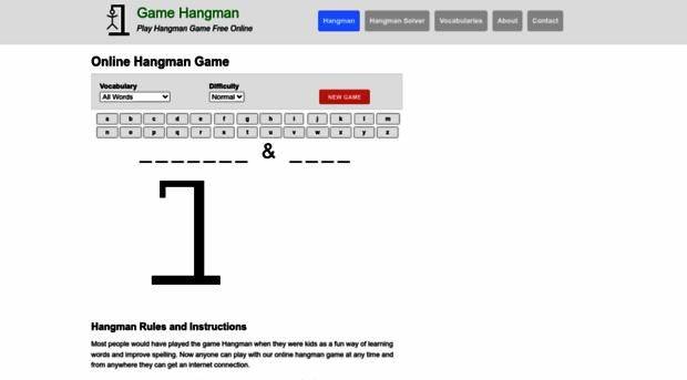 gamehangman.com