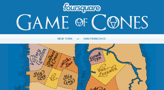 gameofcones.foursquare.com