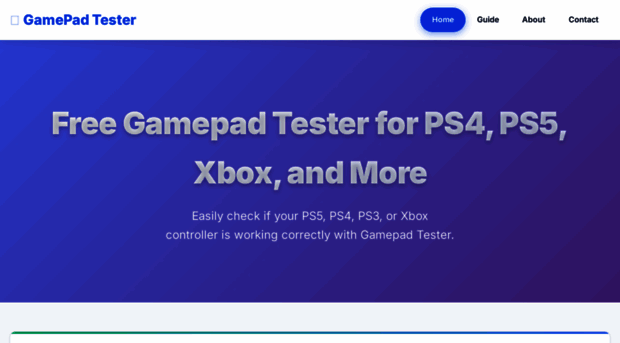 gamepadtester.tech