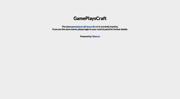 gameplayscraft.buycraft.net