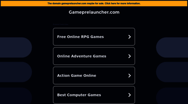 gameprelauncher.com