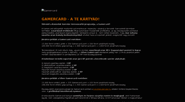 gamercard.hu