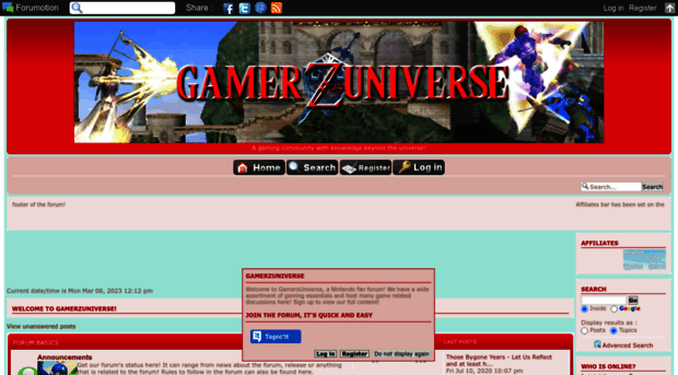 gamerzuniverse2.forumotion.com