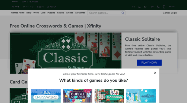 games.xfinity.comcast.net