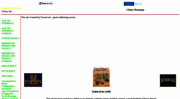 gamesofmyyouth.freeservers.com