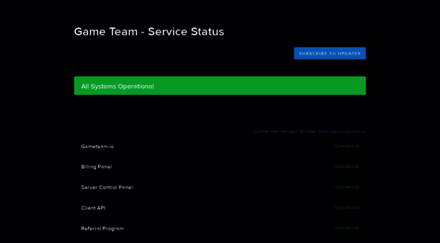 gameteam.statuspage.io