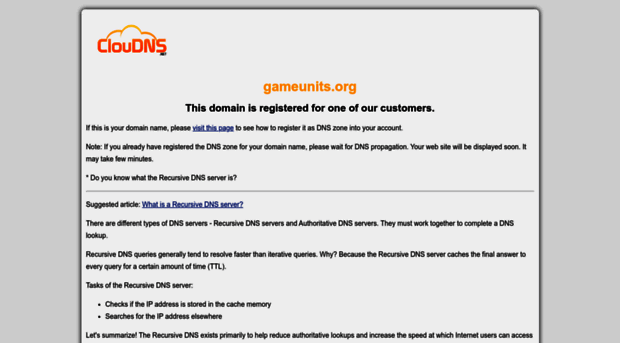 gameunits.org