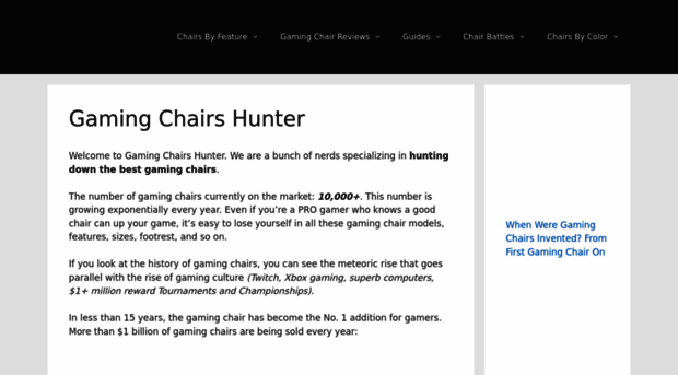 gamingchairshunter.com