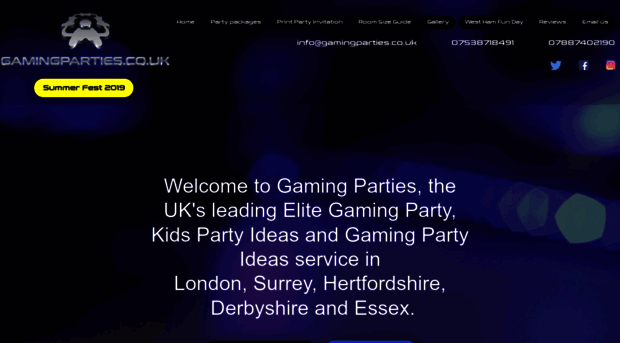 gamingparties.co.uk