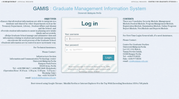 gamis.unimap.edu.my