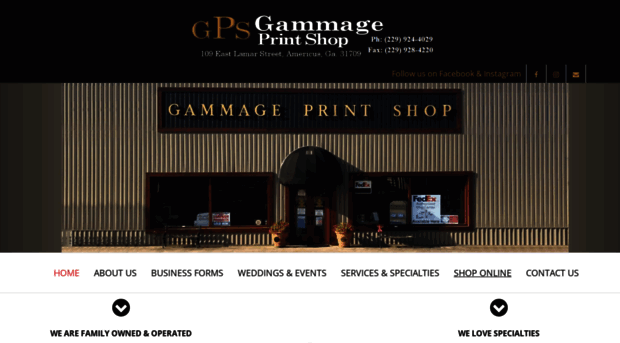 gammageprintshop.com