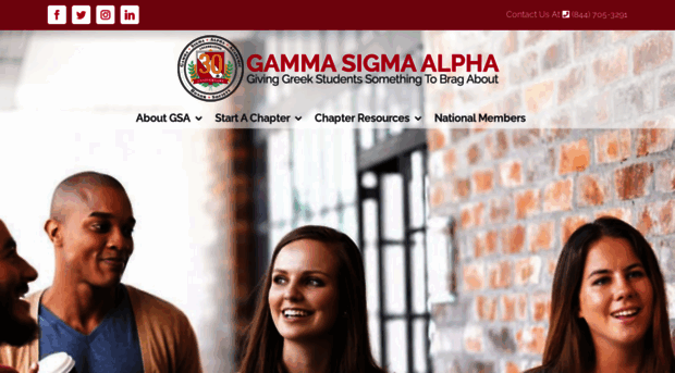 gammasigmaalpha.org