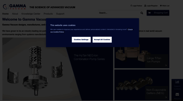 gammavacuum.com