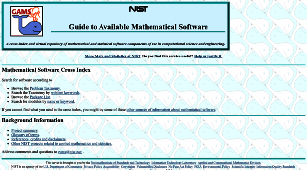 gams.nist.gov