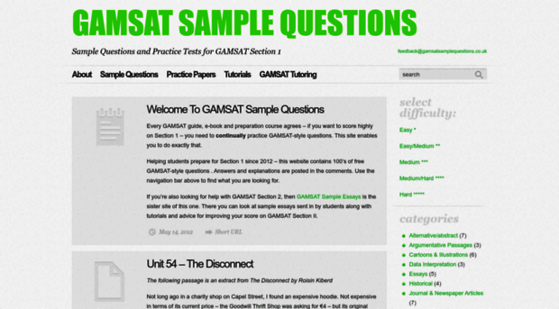 gamsatsamplequestions.co.uk