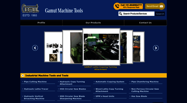 gamutmachinetools.com