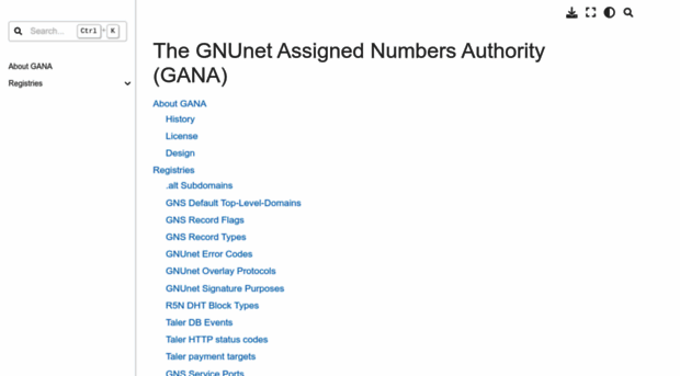 gana.gnunet.org