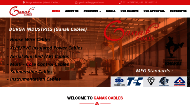 ganakcables.com