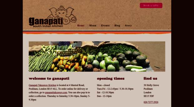 ganapatirestaurant.com