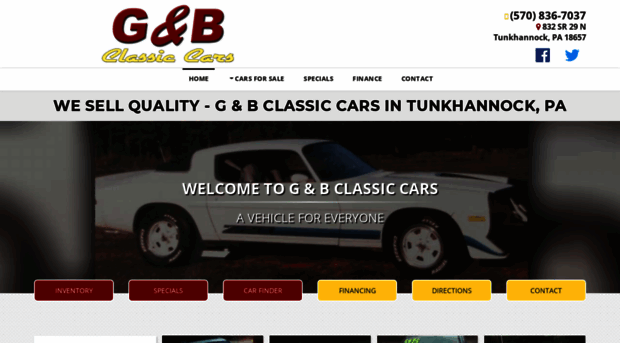 gandbclassiccars.com