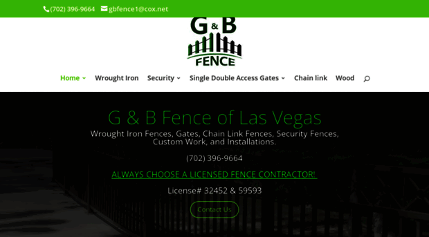 gandbfencelasvegas.com