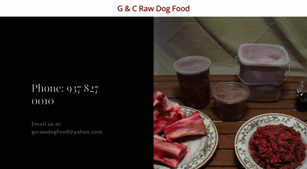 gandcrawdogfood.com