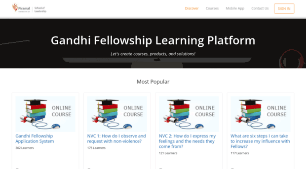 gandhifellowship.wiziq.com