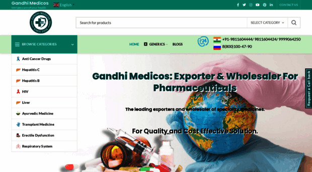 gandhimedicosindia.com