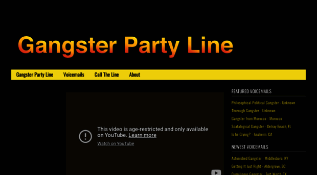 gangsterpartyline.com