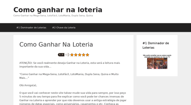 ganharnaloteria.net