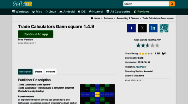 gann-square-of-nine-calculator.soft112.com