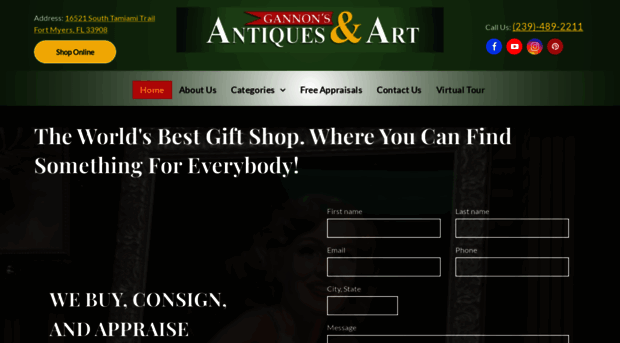 gannonsantiques.com