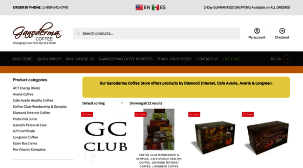 ganodermacoffee.com