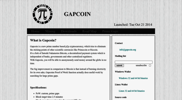 gapcoin.org