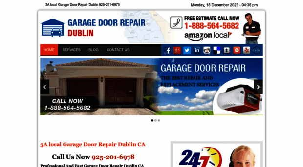 garagedoorrepairdublincal.com