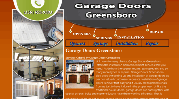 garagedoorrepairgreensboronc.com