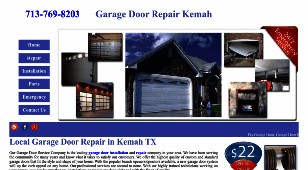 garagedoorrepairkemah.com