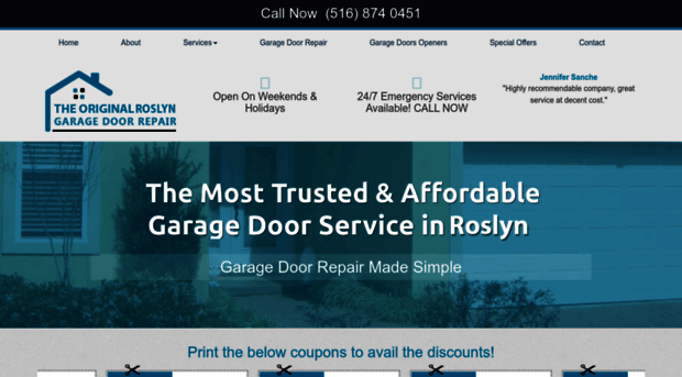 garagedoorrepairroslyn.com