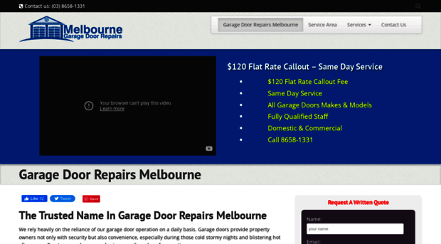 garagedoorrepairs-melbourne.com
