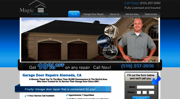 garagedoorrepairsalameda.com