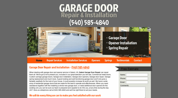 garagedoorrepairsalemva.com