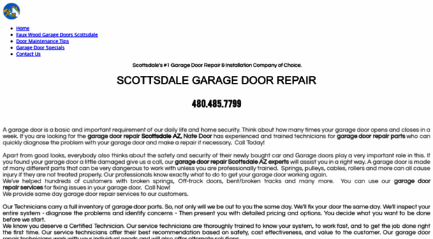 garagedoorrepairsscottsdaleaz.com